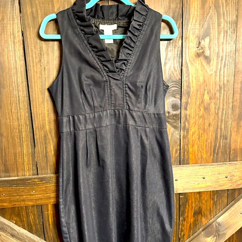 Denim like sleeveless dress!